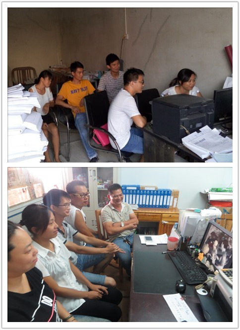 项目部组织观看红色经典电影