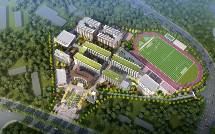 2玉林市第十中学改扩建工程一期项目鸟瞰图。张方园 摄700.png