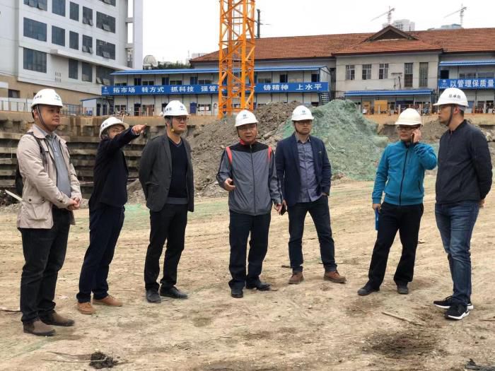 5.2陆烜带队到直属分公司民族苑项目检查。 朱文海 摄700.jpg