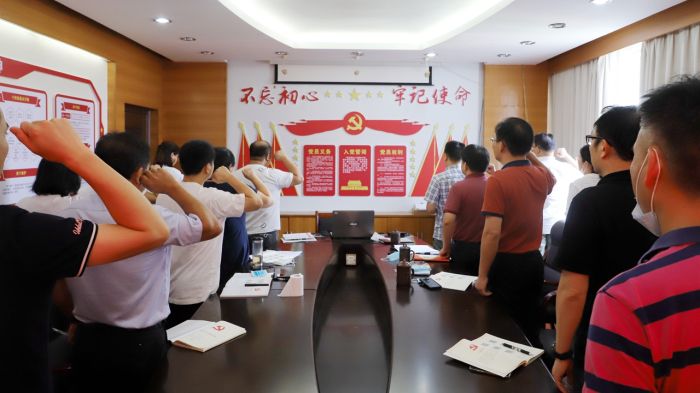 1595553380734294.jpg 重温入党誓词。谭龙摄.jpg