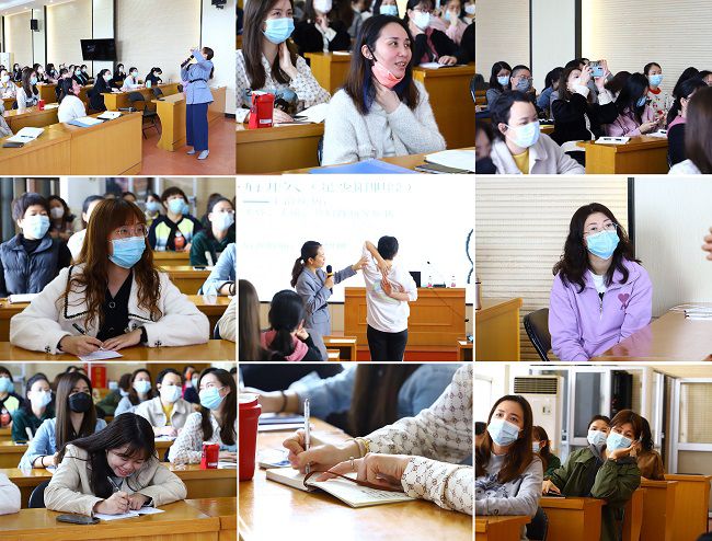 公司女职工认真听课积极互动（修图）.jpg